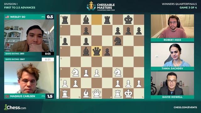The Heavy Hitters Are Here! Magnus v Wesley & DenLaz v MVL Headline Day 1 | Chessable Masters 2024 смотреть онлайн