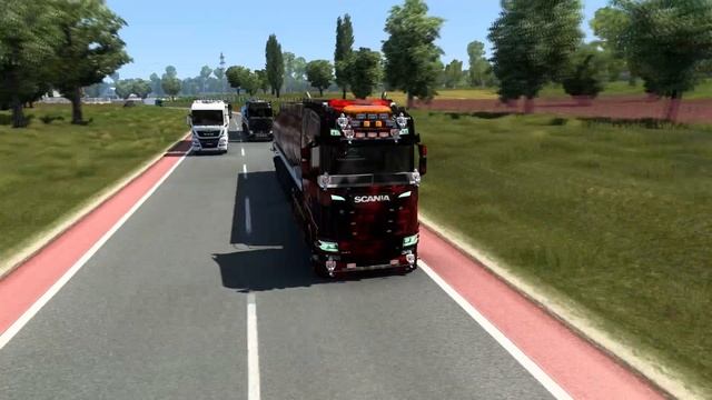 Шашки на фуре #maxvertigo ETS2 смотреть онлайн