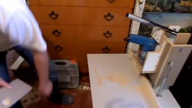 Самодельный станок для врезания петель в мебельные фасады смотреть онлайн