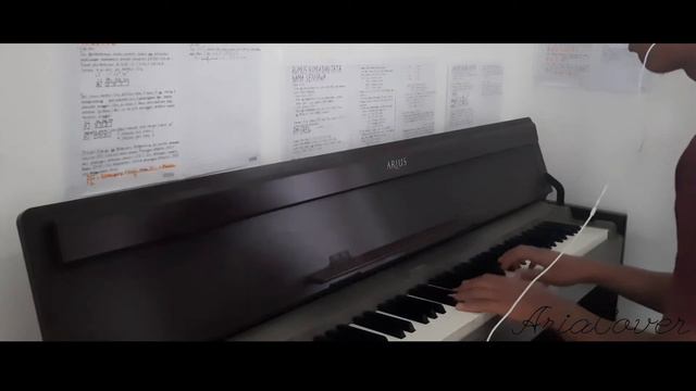 Fallen Down (Reprise) - Undertale OST (Piano Cover) | AriaCover смотреть онлайн