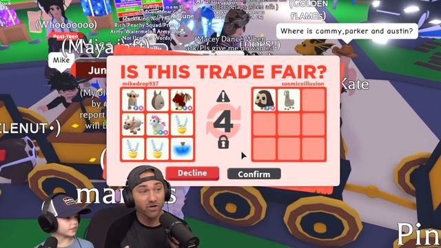 Trading Only to Make BOBA JR NEON!! Roblox Adopt Me!! смотреть онлайн