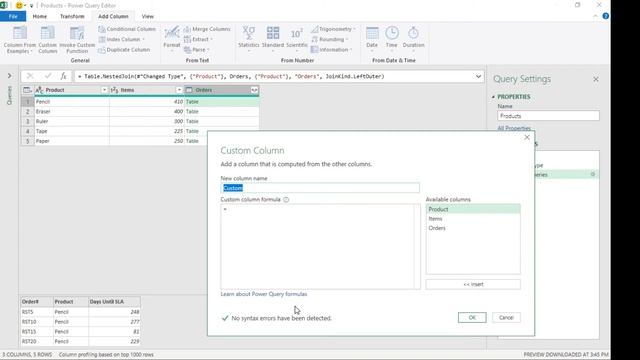 Calculate Inside Nested Tables | Power Query | Excel смотреть онлайн