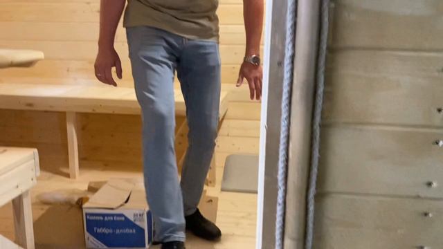 Баня бочка квадро 5 метровая, двухсекционная смотреть онлайн