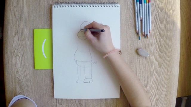 abakabook учит рисовать. Рисуем Гомера Симпсона. смотреть онлайн