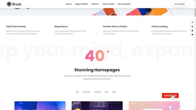 Brook - Agency Business Creative WordPress Theme Oscar Matthew смотреть онлайн