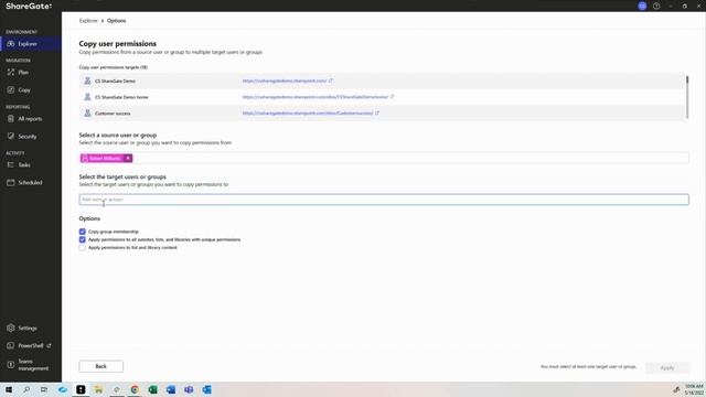 Copy User Permissions смотреть онлайн