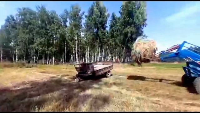Ремонт погрузчика убираем сено смотреть онлайн
