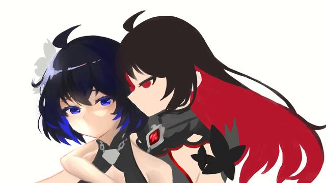 Honkai Impact - Seele & Veliona Drawing (Clip Studio Paint) смотреть онлайн