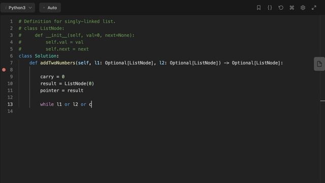 Add Two Numbers - LeetCode 2 - Coding Interview Questions смотреть онлайн