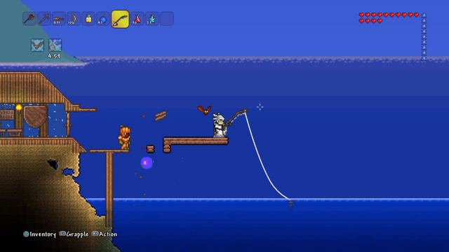I GOT A REAVER SHARK!! Terraria Episode 1 смотреть онлайн