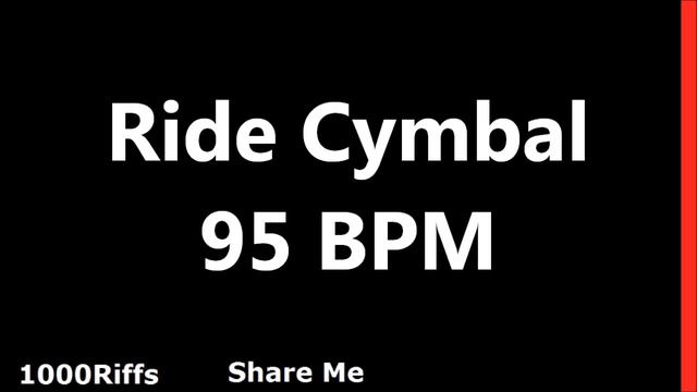 Ride Cymbal Metronome : 95 BPM смотреть онлайн