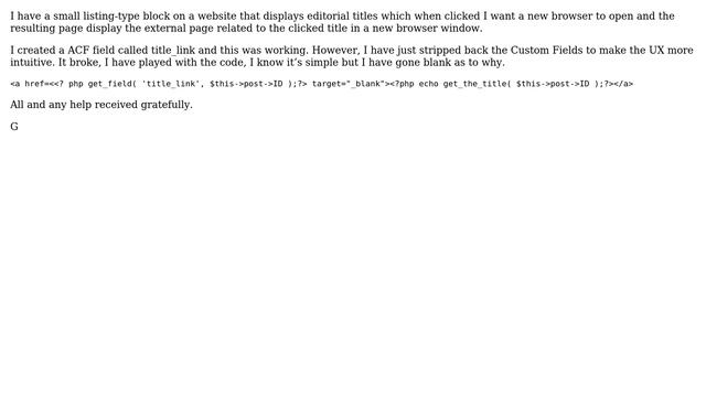 Wordpress: Embed ACF URL Field in WP title field смотреть онлайн