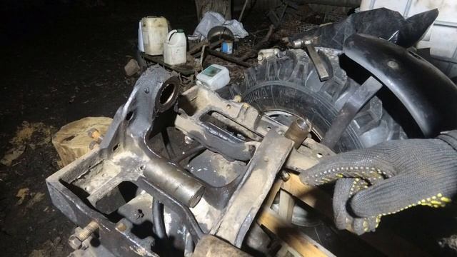 Замена втулок и пальцев переднего моста МТЗ смотреть онлайн