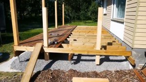 Изготовление террасы (терраса+перила+парящие ступеньки)