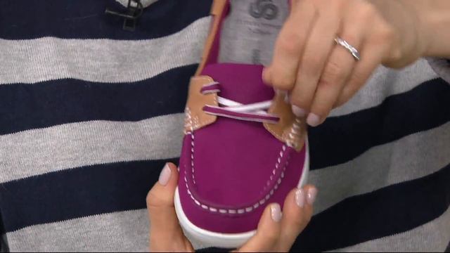 CLOUDSTEPPERS by Clarks Boat Shoes - Jocolin Vista on QVC смотреть онлайн