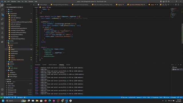 Fuel Management System | NextJS | ExpressJS | React Native | Dev Process | Part 17 смотреть онлайн
