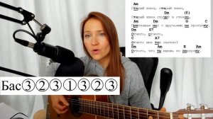 Как играть на гитаре песню - Старый клён. Разбор для начинающих и продолжающих разными переборами.