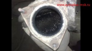 Удаление и замена катализаторов Volkswagen Touareg 2.5 TDi на пламегаситель