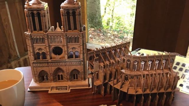 Building Cubicfun's Notre Dame 3D Puzzle