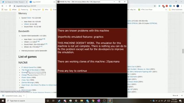 MAME Tutorial - Can You Play NAOMI Games on MAME? Where to Really Play NAOMI Games смотреть онлайн