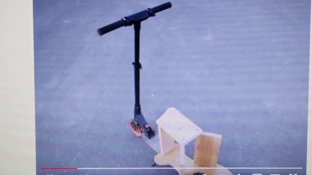 Электро самокат с самодельным сиденьем _ 00019 смотреть онлайн