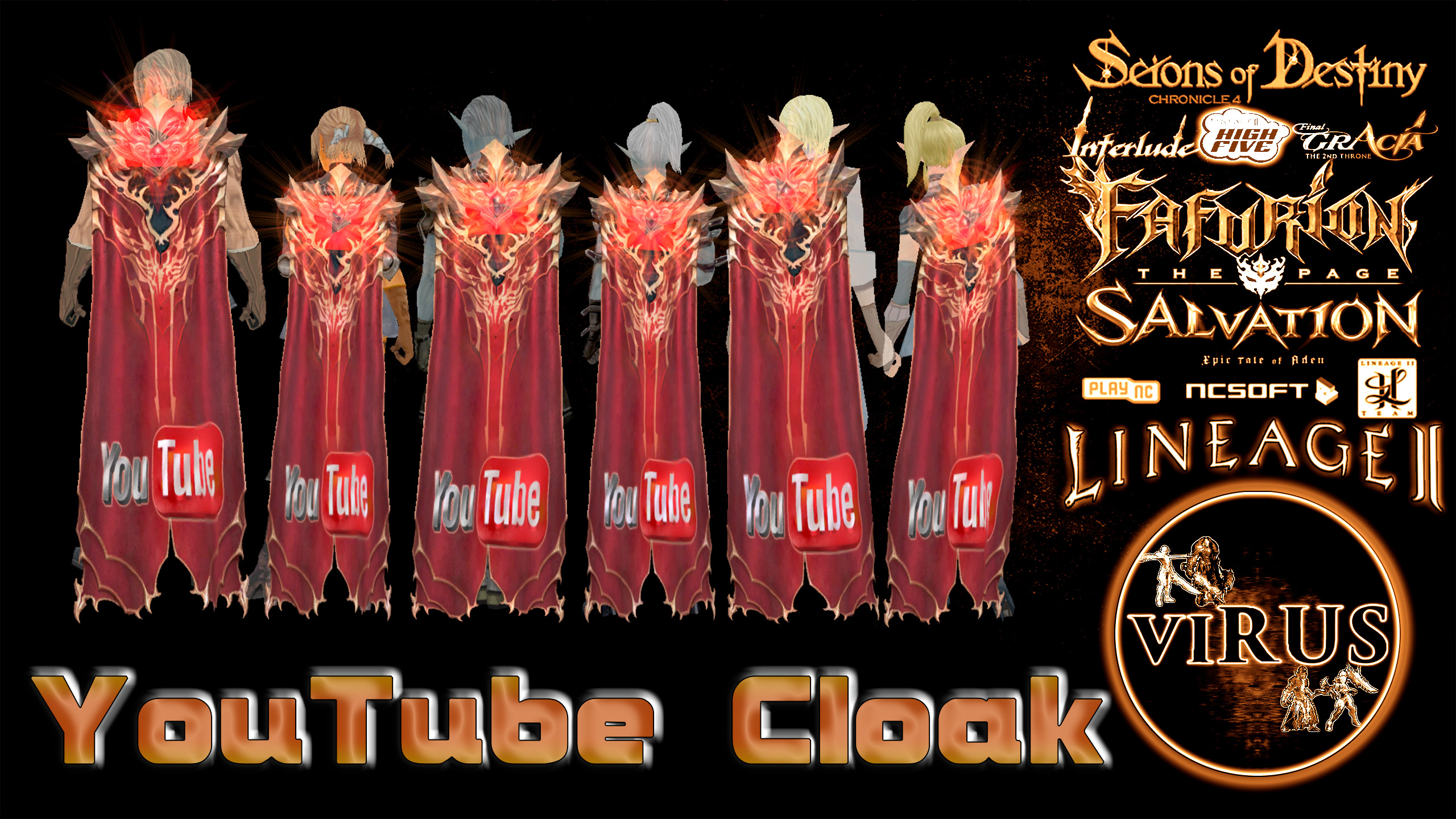 YouTube Cloak For LINEAGE II-ESSENCE. Any Chronicles ◄√i®uS►