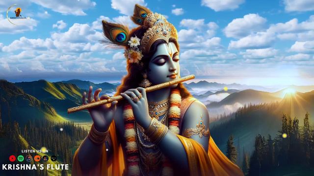 🔴 Krishna's Flute (बासुरी) | Relaxing Music  Deep Meditation Music Indian Meditation Flute , 24/43