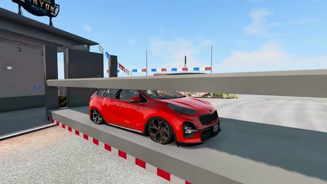 Kia Sportage vs Hydraulic Press – BeamNG.Drive смотреть онлайн