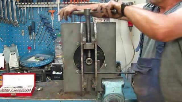 Правка коленвала газонокосилки