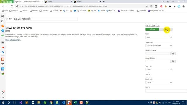 S6 Hướng dẫn xây dựng website Joomla phần 1 смотреть онлайн