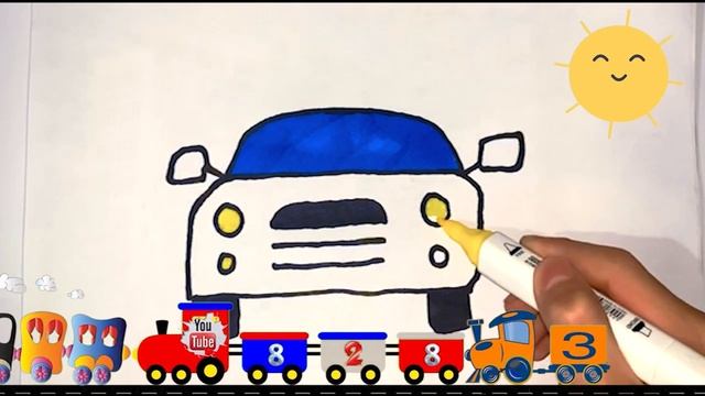 How to draw a SPORTS CAR/Как нарисовать СПОРТИВНУЮ МАШИНУ/스포츠카를 그리는 방법 смотреть онлайн
