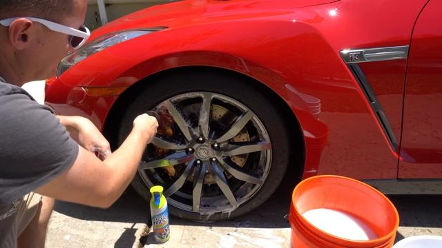 OxiClean Complete Wheels Wheel and Tire Cleaner Review on my Nissan GTR 2018. смотреть онлайн