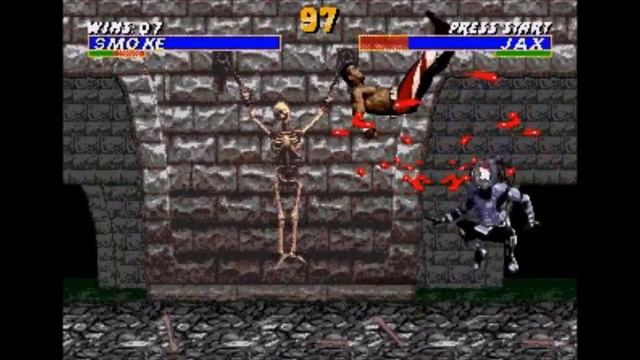 Ultimate Mortal Kombat Trilogy (Genesis) - Longplay As MK3 Smoke