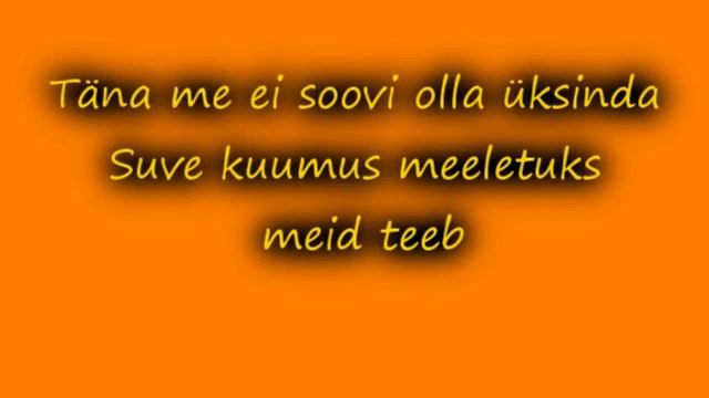 Getter Jaani - Suveööde kuumuses ( Sõnadega ) смотреть онлайн