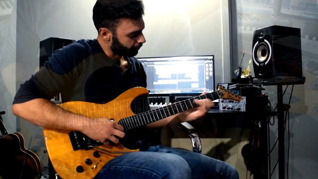 ORIGINAL ANALOG 80's GUITAR SOUND - Please Don't Leave me Solo COVER by Kostas(80's full production смотреть онлайн
