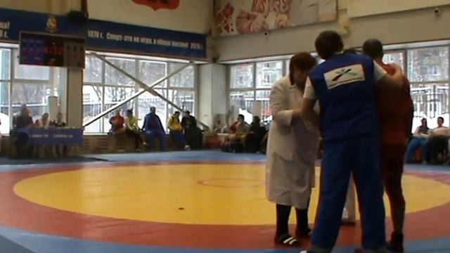 Чемпионат Москвы по самбо 2016. 68 За бронзу. Лебезов - Леонтьев смотреть онлайн