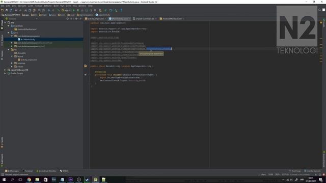 TUTORIAL ANDROID STUDIO - CARA MENGGUNAKAN OPENCV UNTUK MENAMPILKAN KAMERA смотреть онлайн