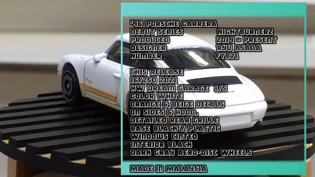 Hot Wheels '96 Porsche Carrera смотреть онлайн
