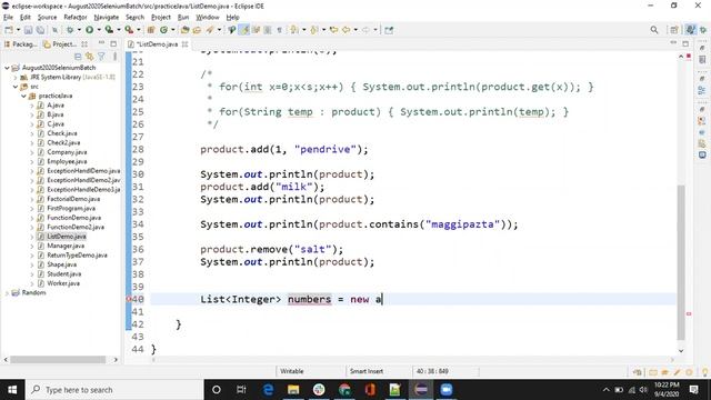 Chapter 17: Java List Set and Hashmap смотреть онлайн