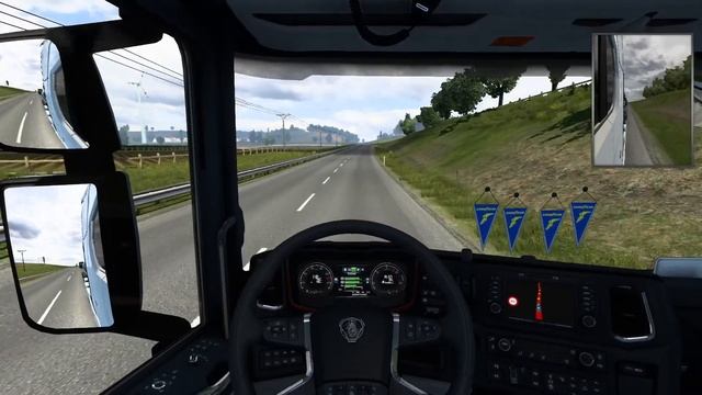 Scania R620 - Sunny Drive - Oil Tanker Delivery | Euro Truck Simulator 2 Multiplayer | #2 смотреть онлайн