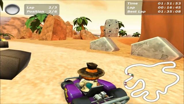 Raivis Plays - Crazy Chicken Kart 3 смотреть онлайн