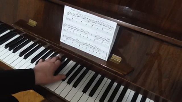 Красивые Этюды для начинающих,Выпуск-9 :Черни Этюд Ре маж.