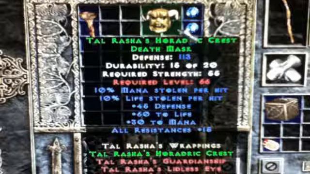 Diablo 2 tal rasha Hjälm ;D смотреть онлайн