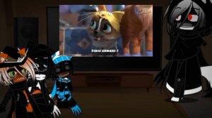 Реакция Кота в сапогах и его друзей на Кот в трусах | RUTP