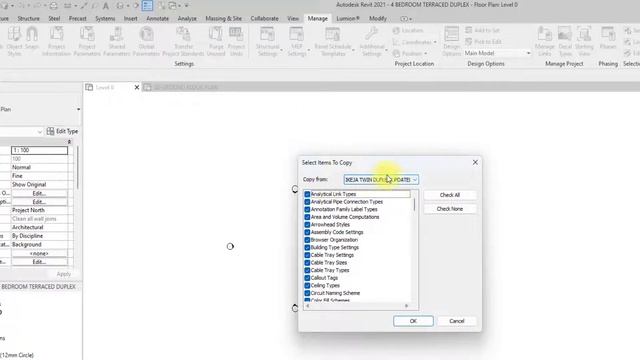How to transfer Template from project to project in Autodesk Revit смотреть онлайн