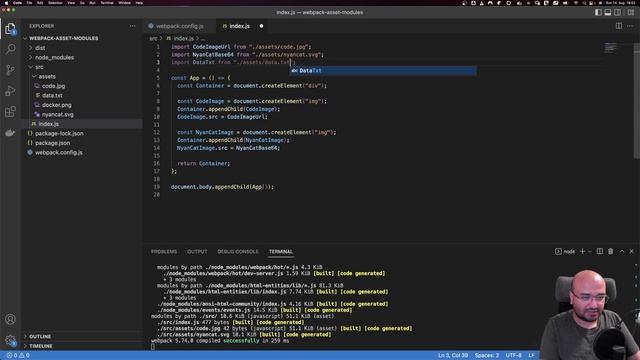 Webpack 5 Asset Modules: How to resolve and import assets смотреть онлайн