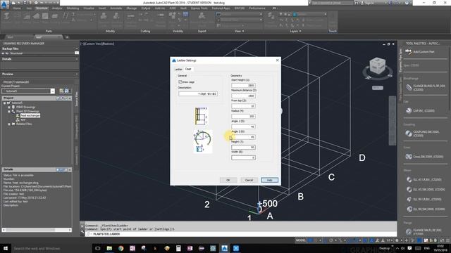 Tutorial 7 - AutoCAD Plant 3D - Ladders смотреть онлайн