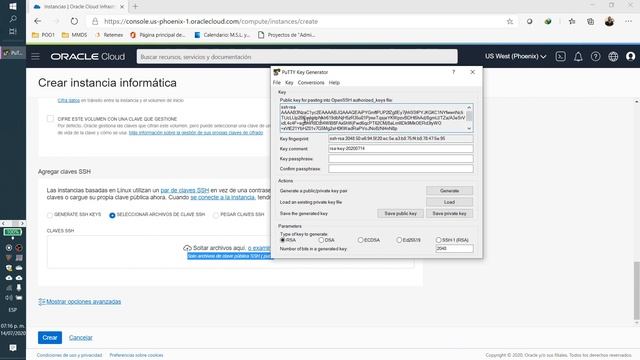 Crear una Máquina Virtual GNU/Linux en la nube (Oracle Cloud ) y realizar una conexión смотреть онлайн