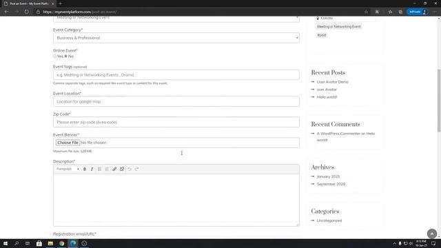 Introducing The Event Submission Form Feature for #WordPress Event Website смотреть онлайн