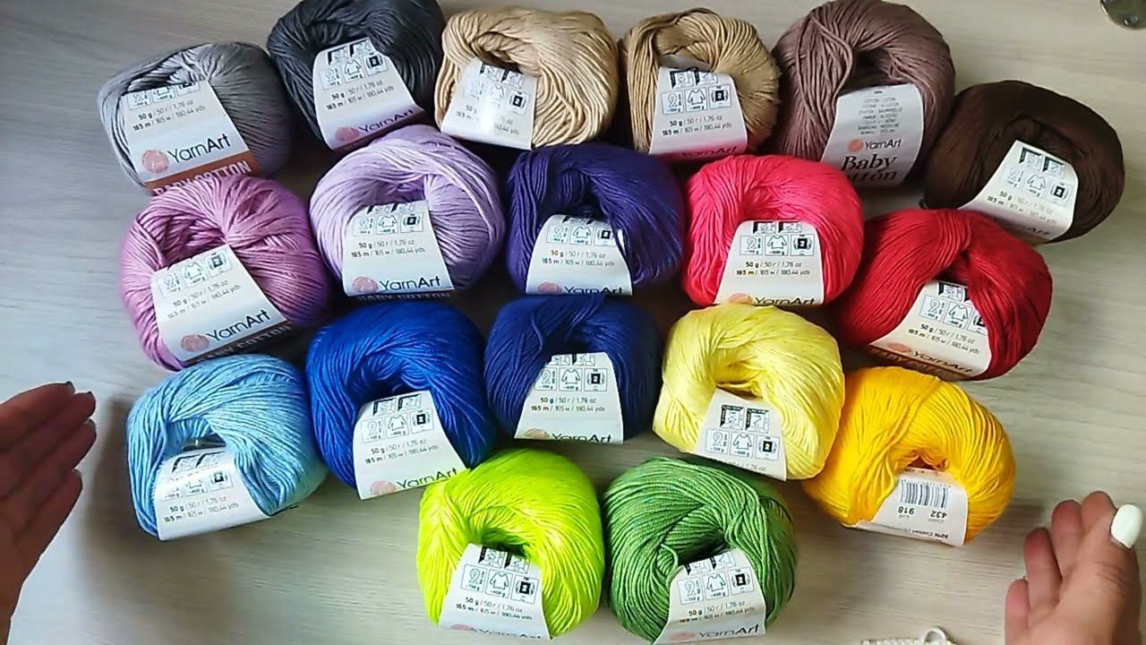 Пряжа YarnArt Baby Cotton обзор на пряжу.